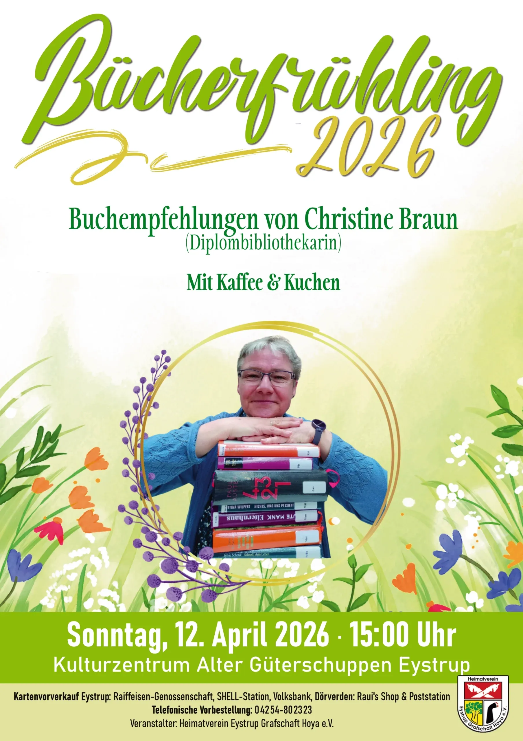 Bücherfrühling 2026 Veranstaltung in Eystrup